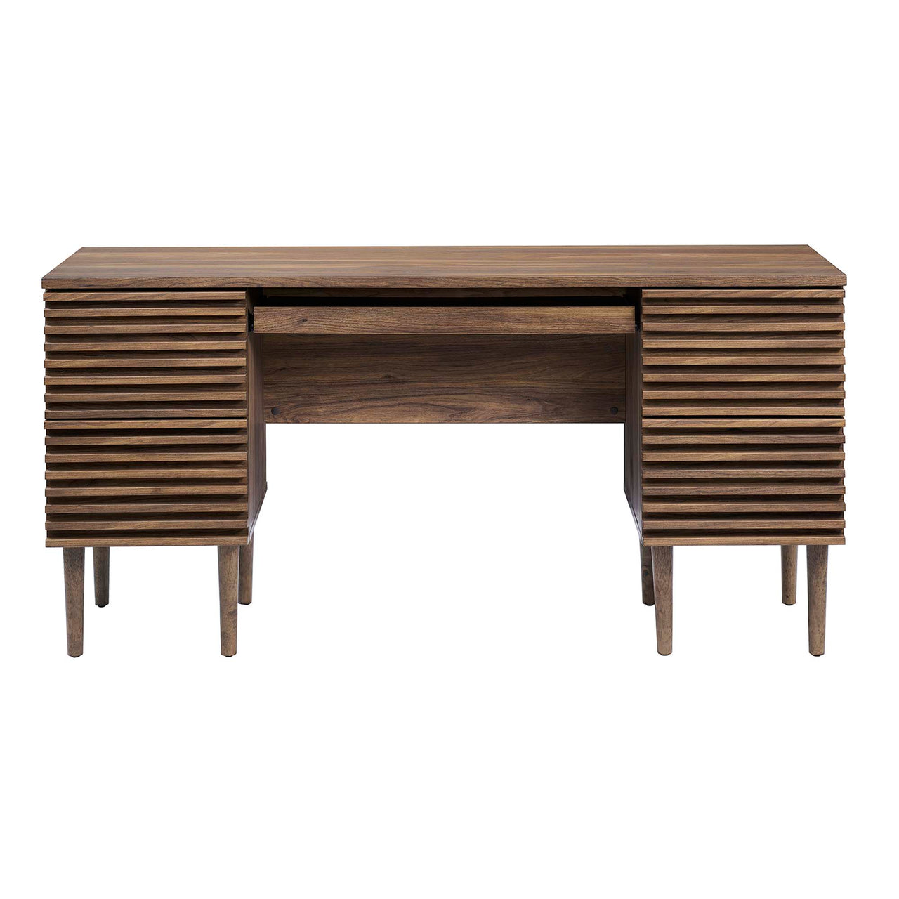 Ventra Office Desk, Walnut