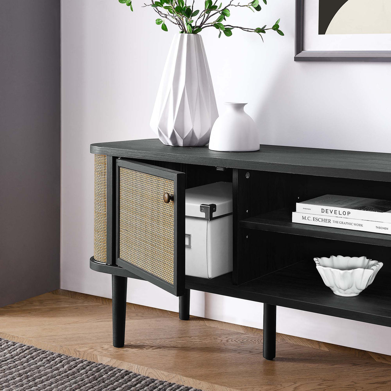 Eloria TV Stand, Black