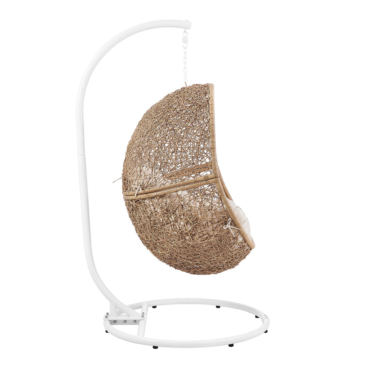 Chrysalis Alfresco Swing Chair, Cappuccino & Beige