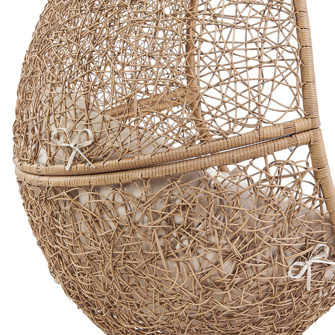 Chrysalis Alfresco Swing Chair, Cappuccino & Beige