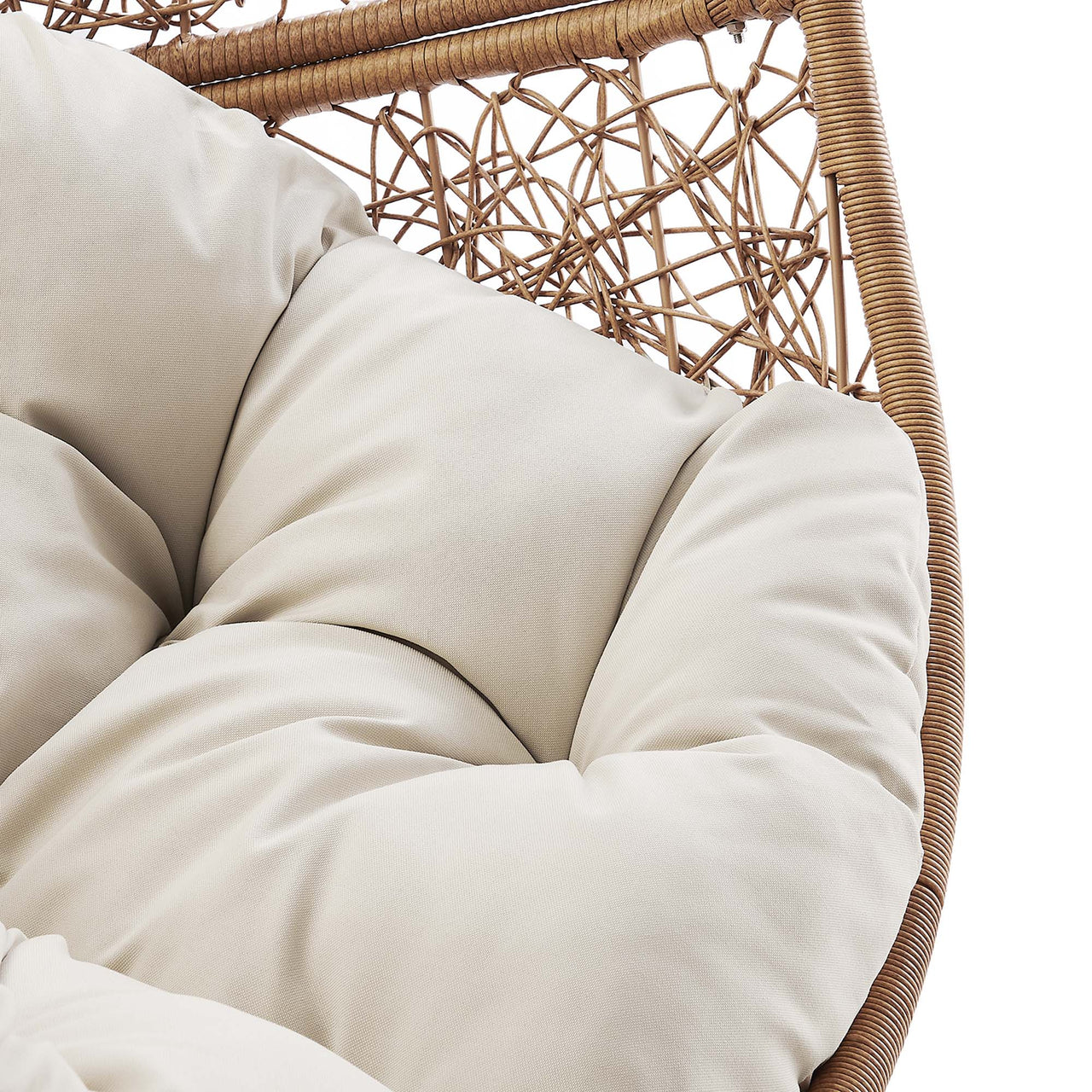 Chrysalis Alfresco Swing Chair, Cappuccino & Beige