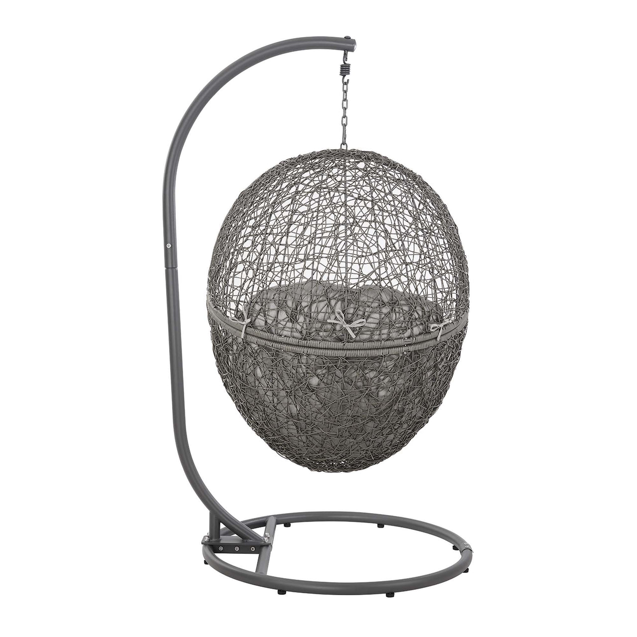Chrysalis Alfresco Swing Chair, Gray