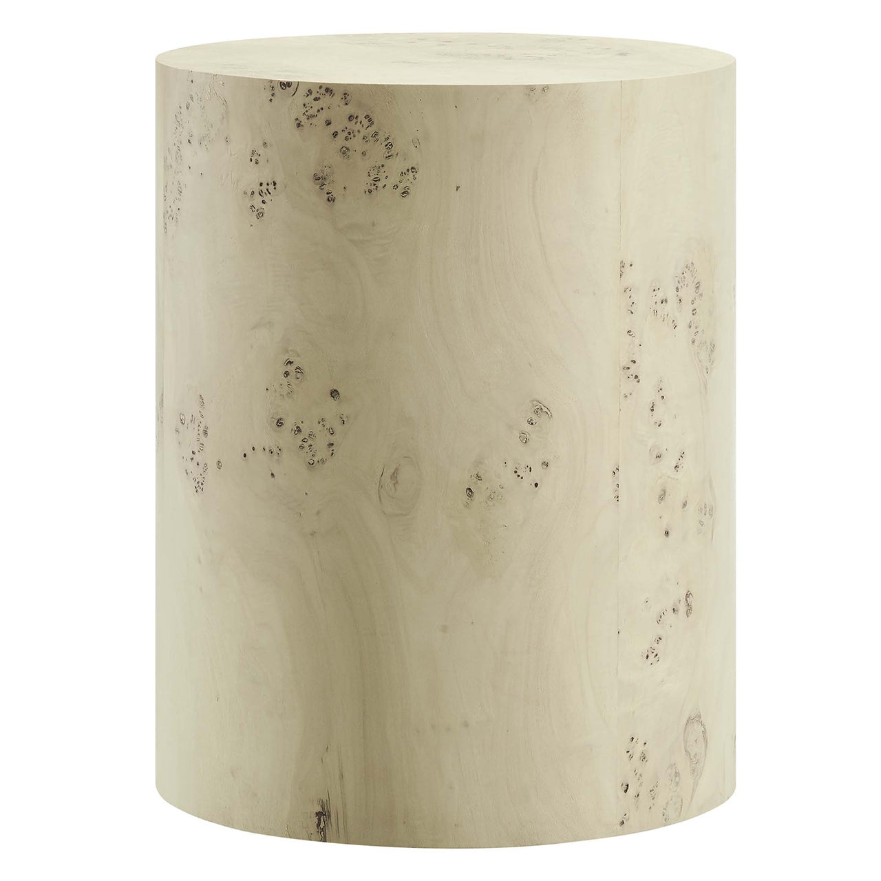 Aurel Round Side Table, Cream