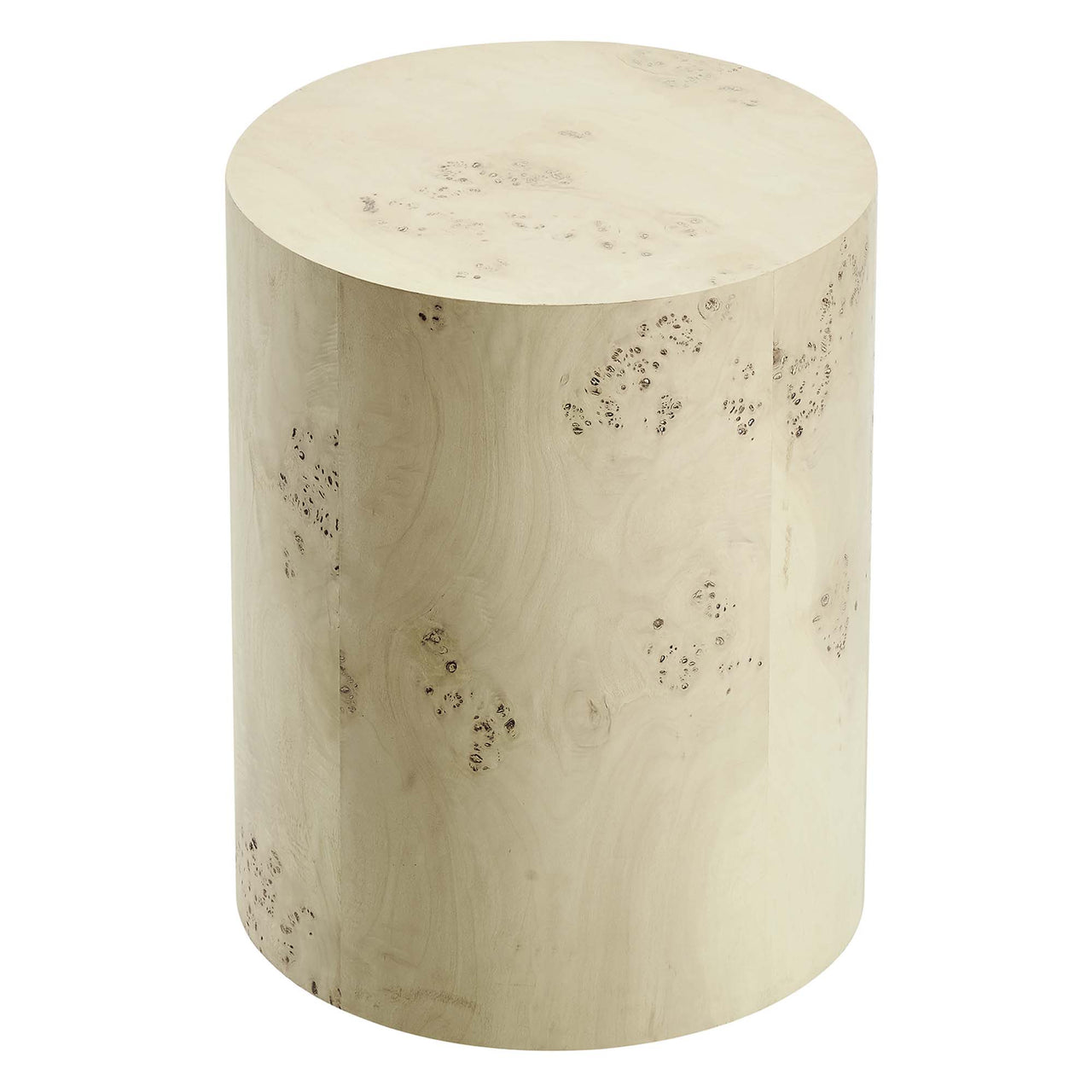 Aurel Round Side Table, Cream