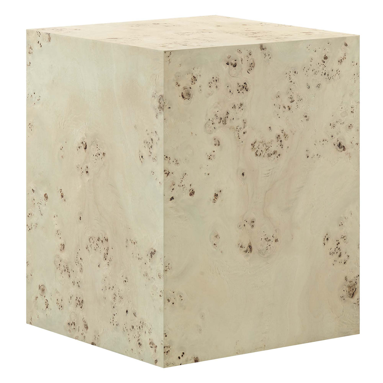 Aurel Square Side Table, Cream