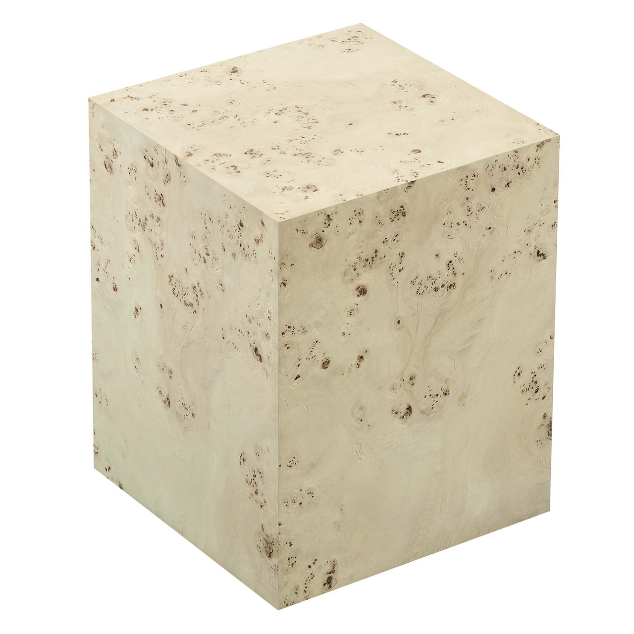 Aurel Square Side Table, Cream