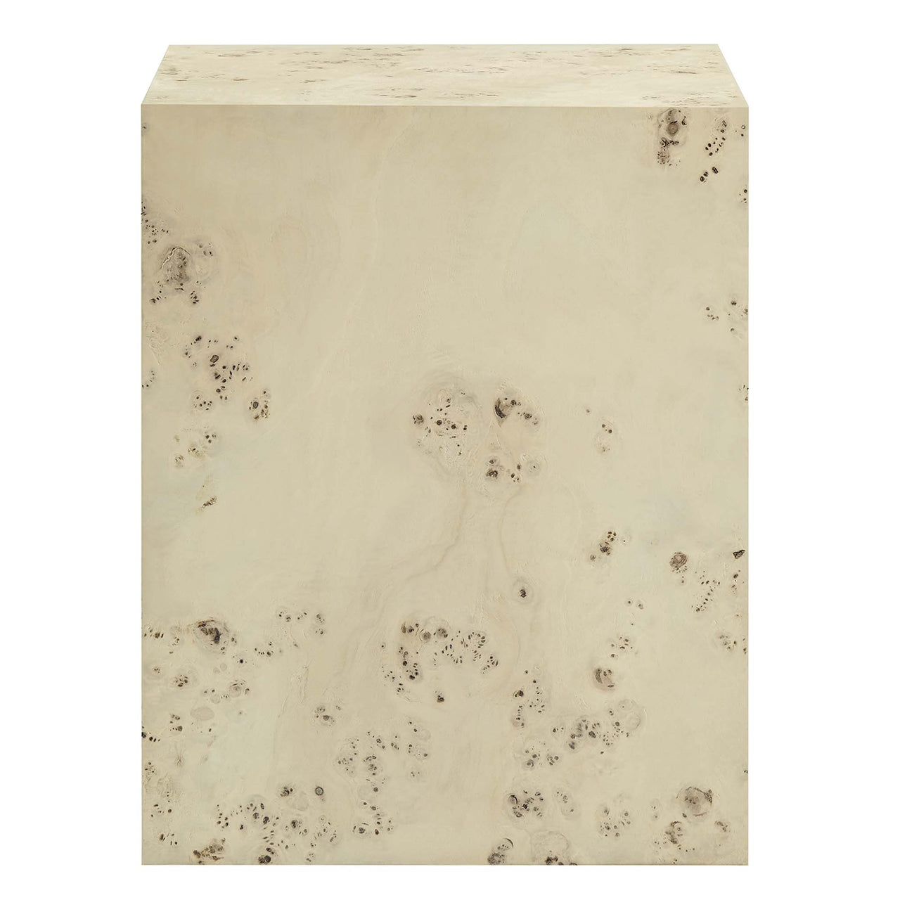 Aurel Square Side Table, Cream