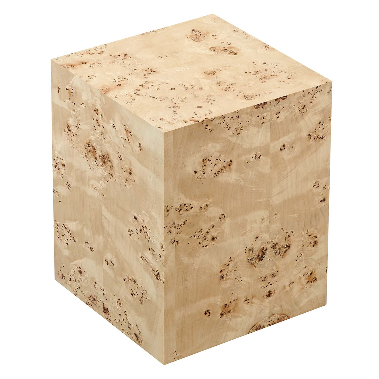 Aurel Square Side Table, Beige
