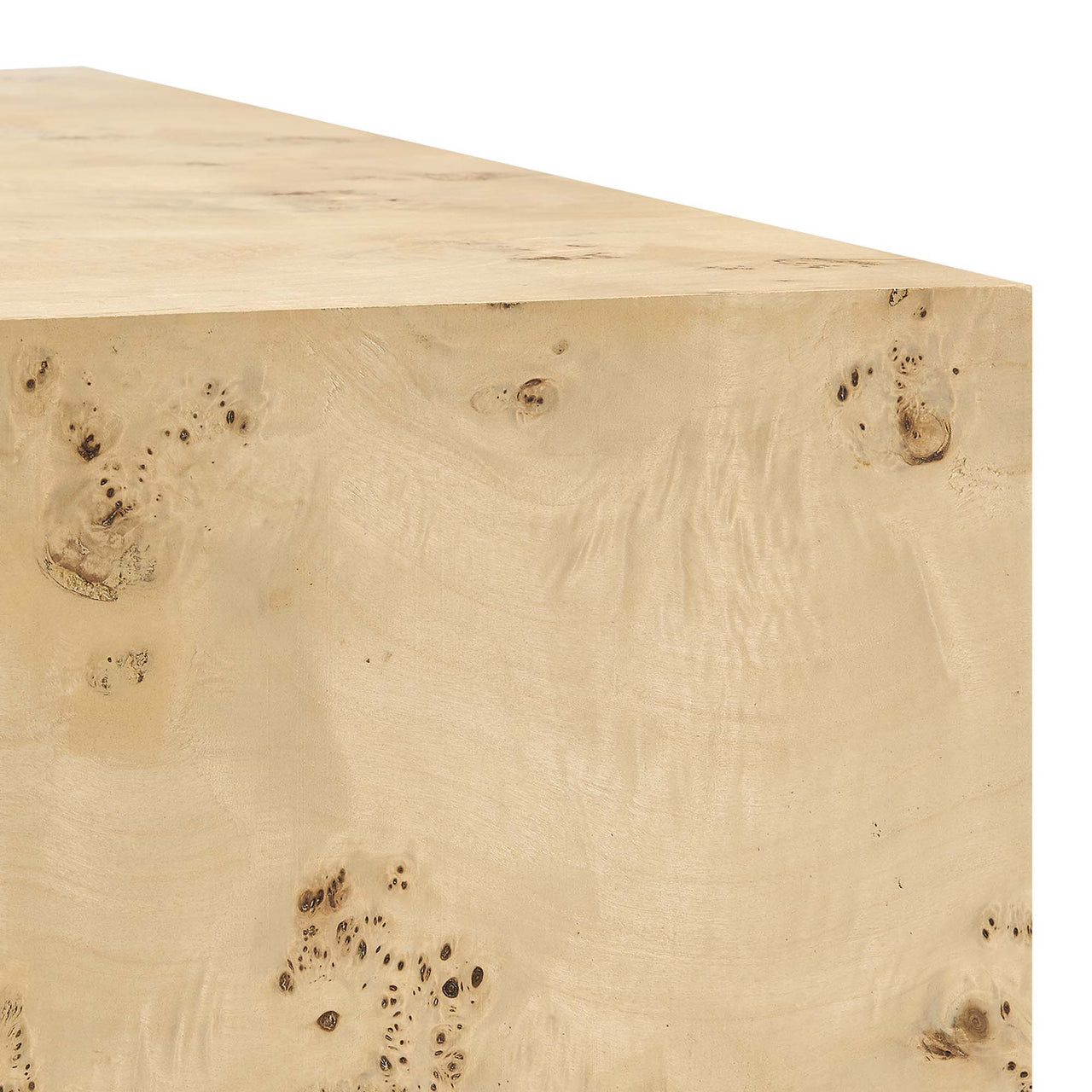Aurel Square Side Table, Beige