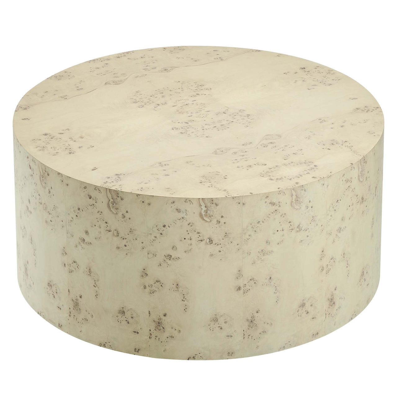 Aurel Round Coffee Table, Cream