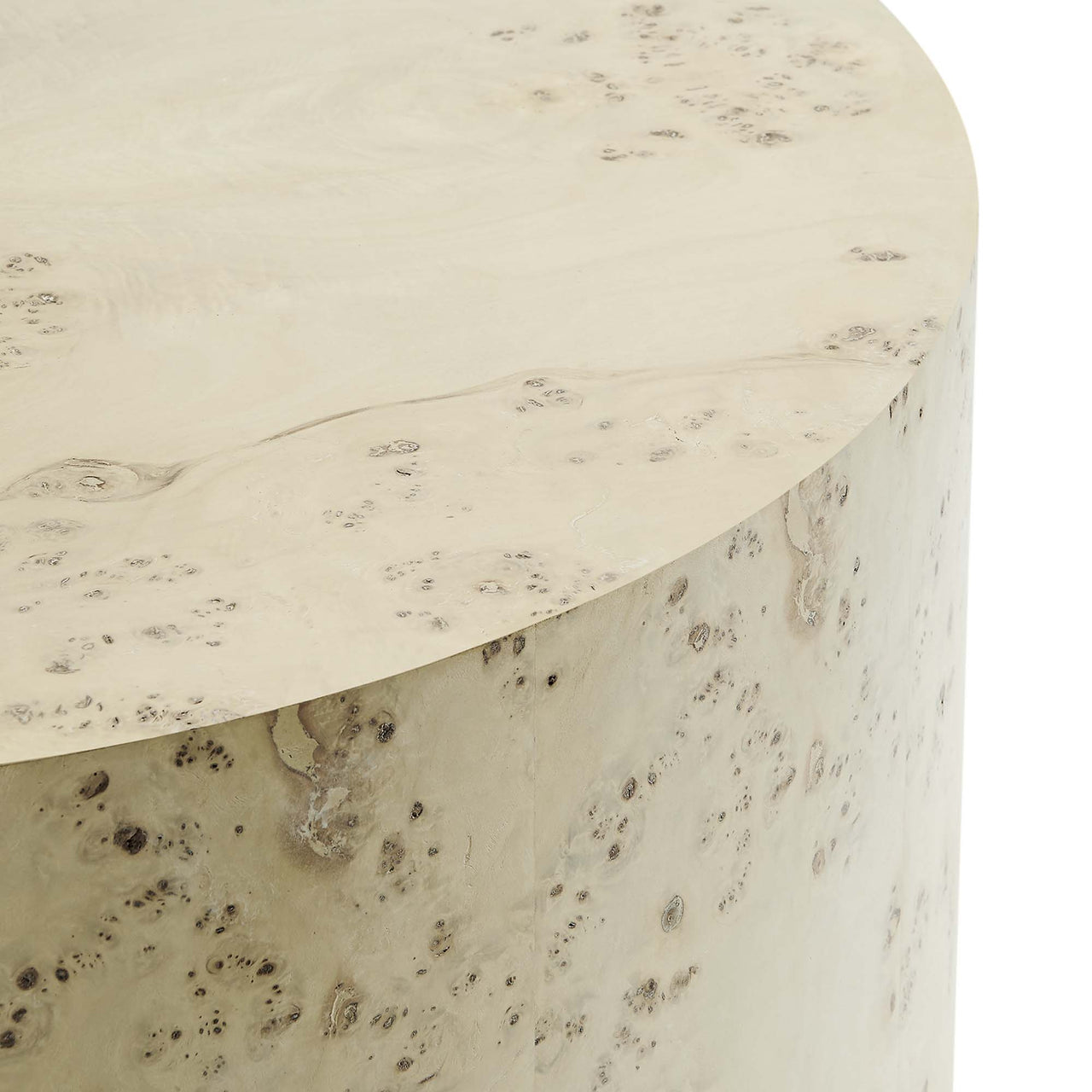 Aurel Round Coffee Table, Cream