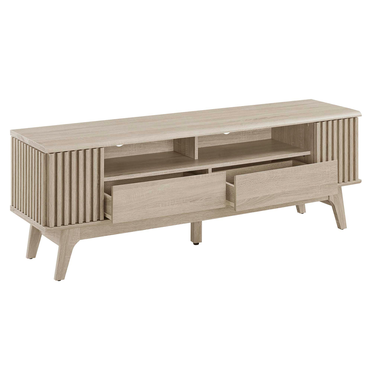 Edira TV Stand, Oak