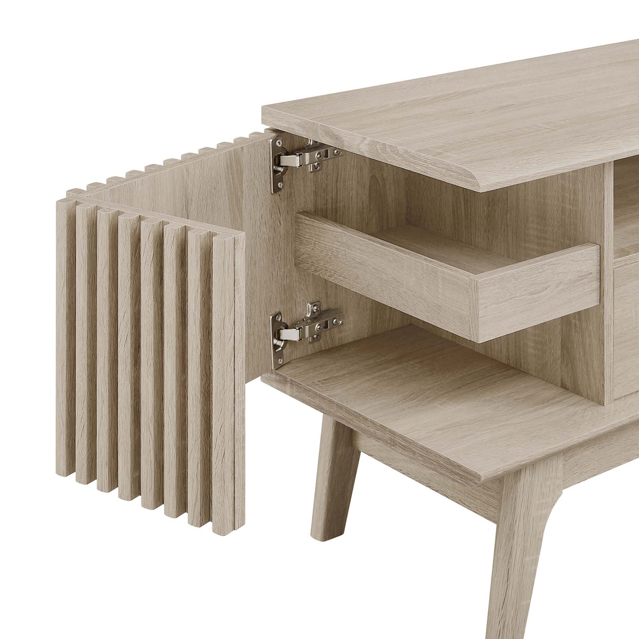 Edira TV Stand, Oak