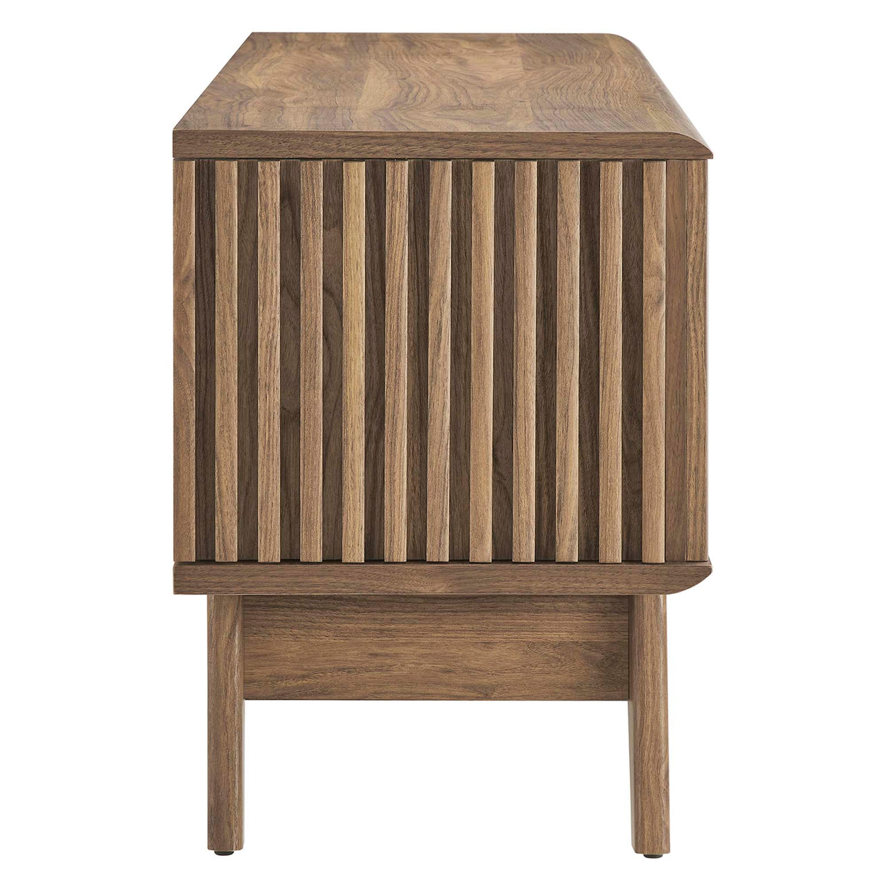 Edira TV Stand, Walnut