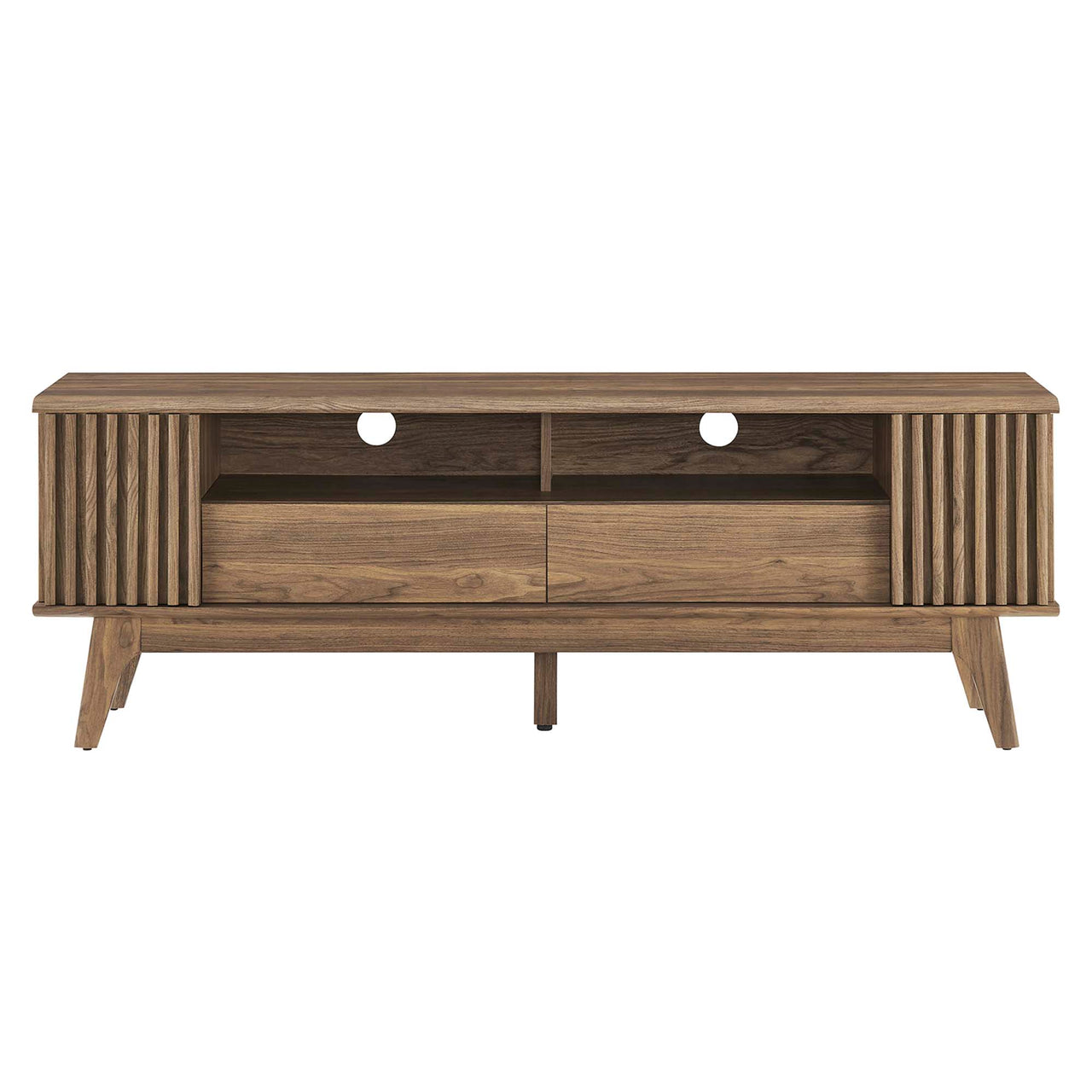 Edira TV Stand, Walnut