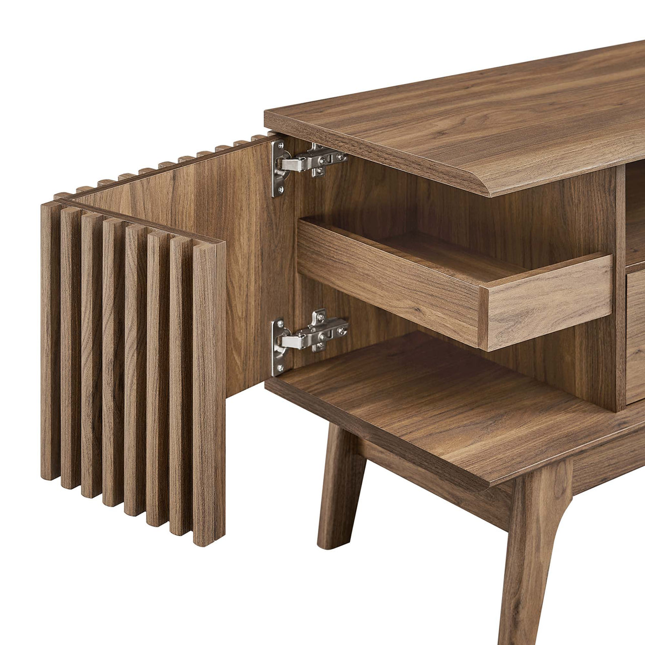 Edira TV Stand, Walnut