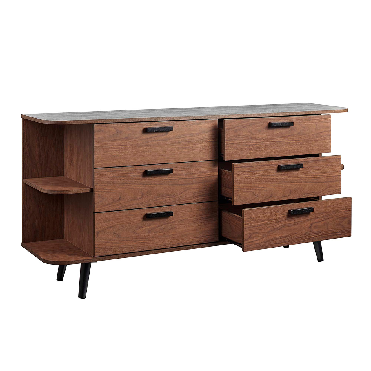 Evandrel Sideboard, Walnut & Gray