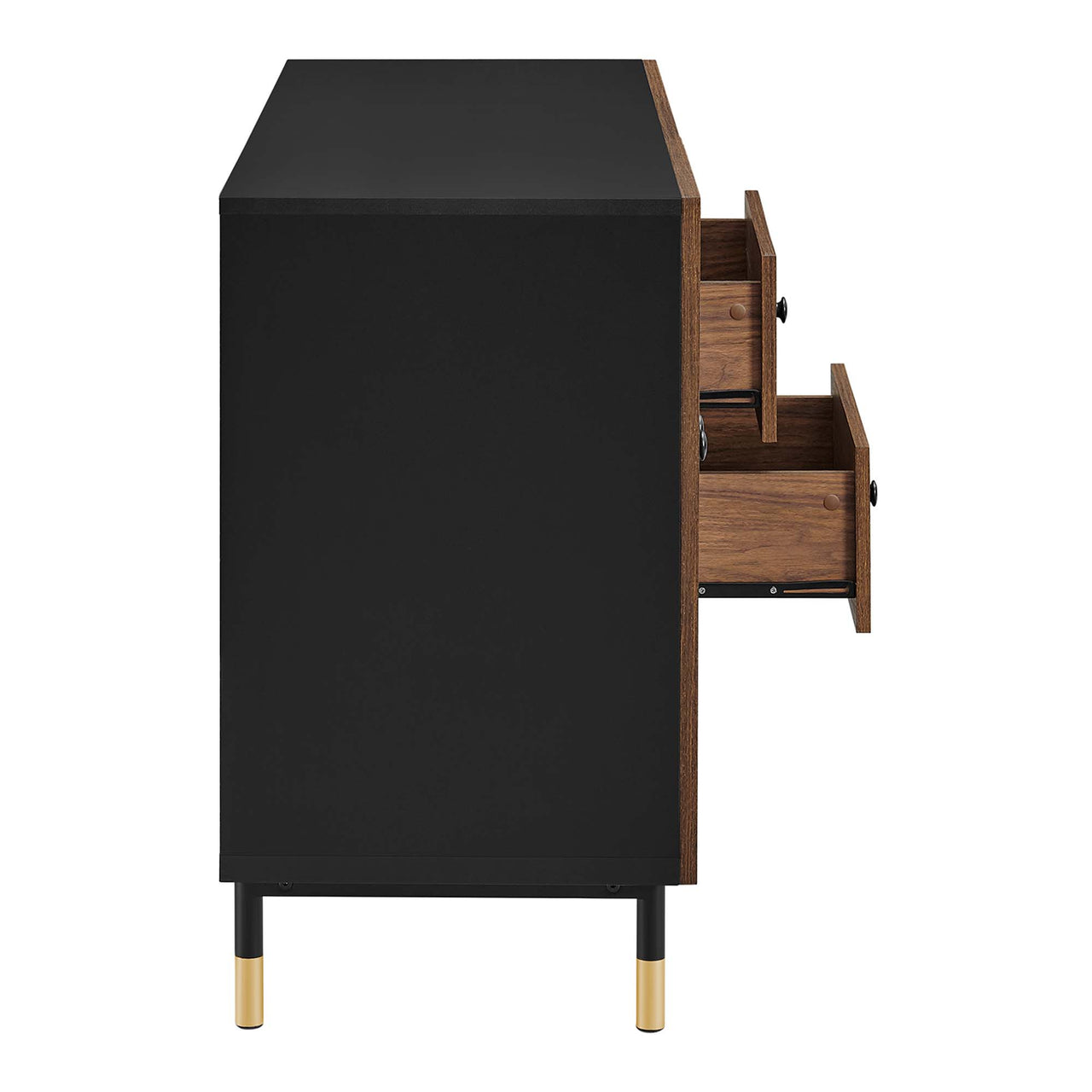 Portier Sideboard, Black & Walnut