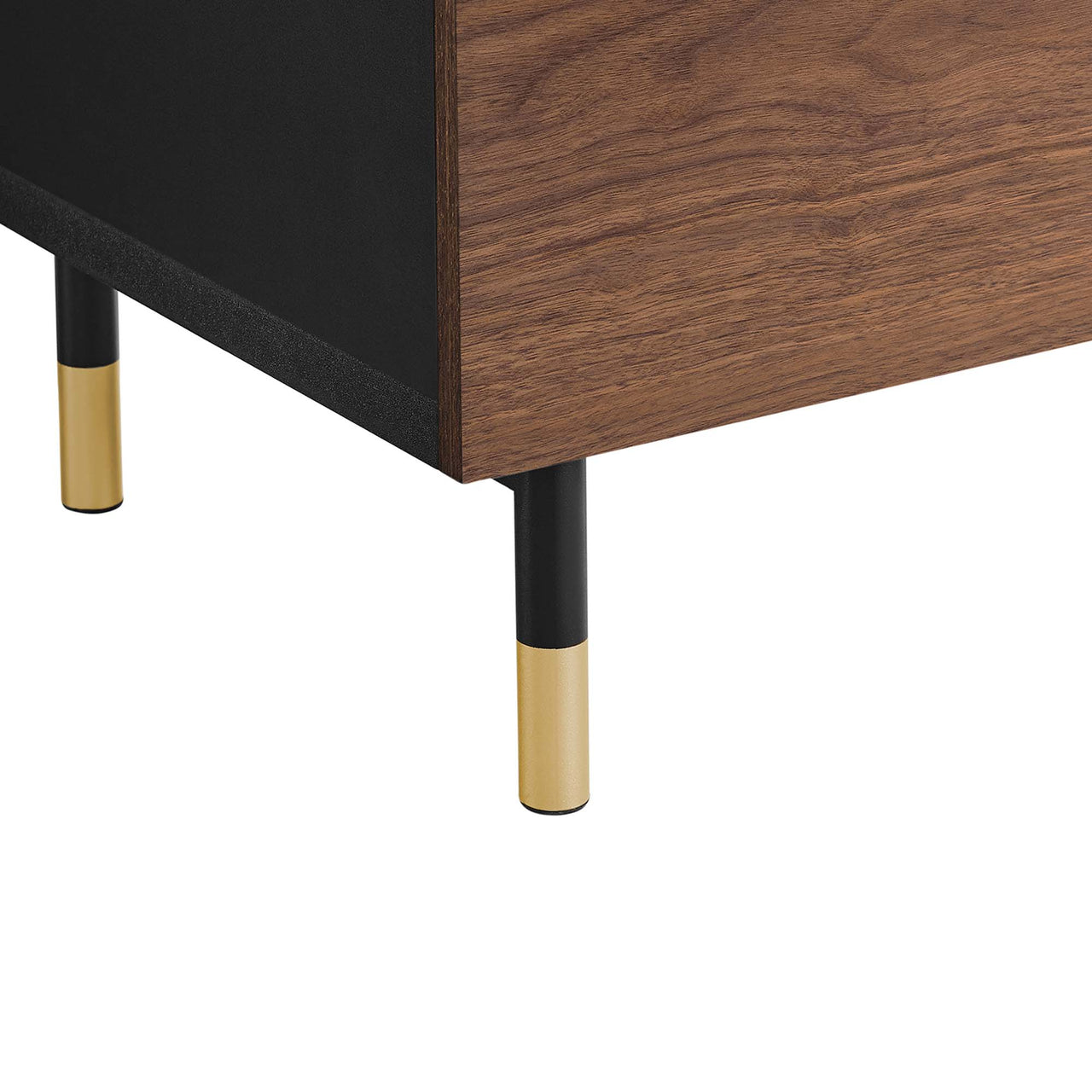 Portier Sideboard, Black & Walnut