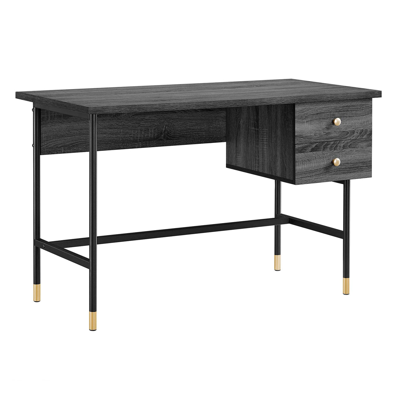 Portier Desk, Black & Charcoal