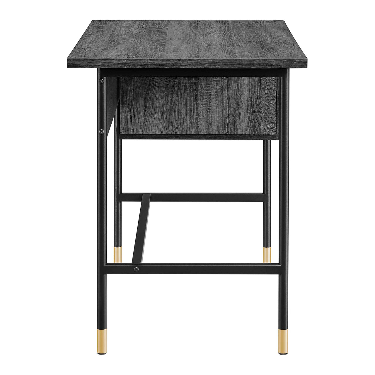 Portier Desk, Black & Charcoal