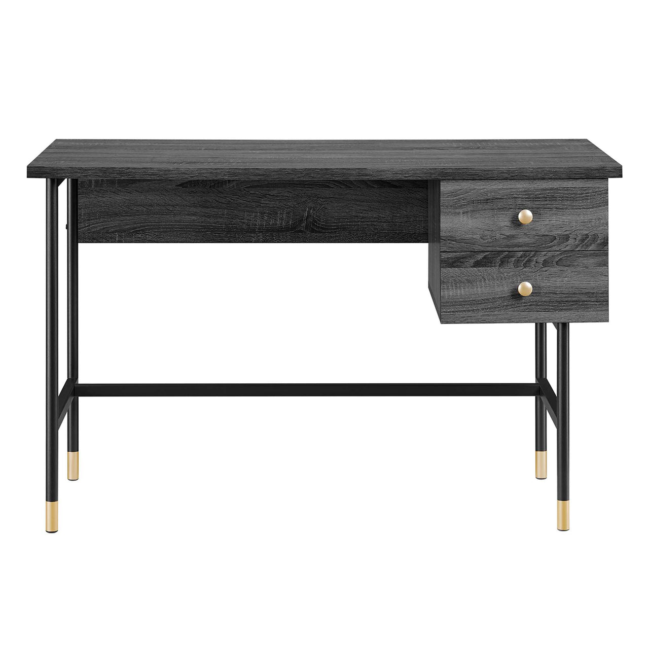 Portier Desk, Black & Charcoal