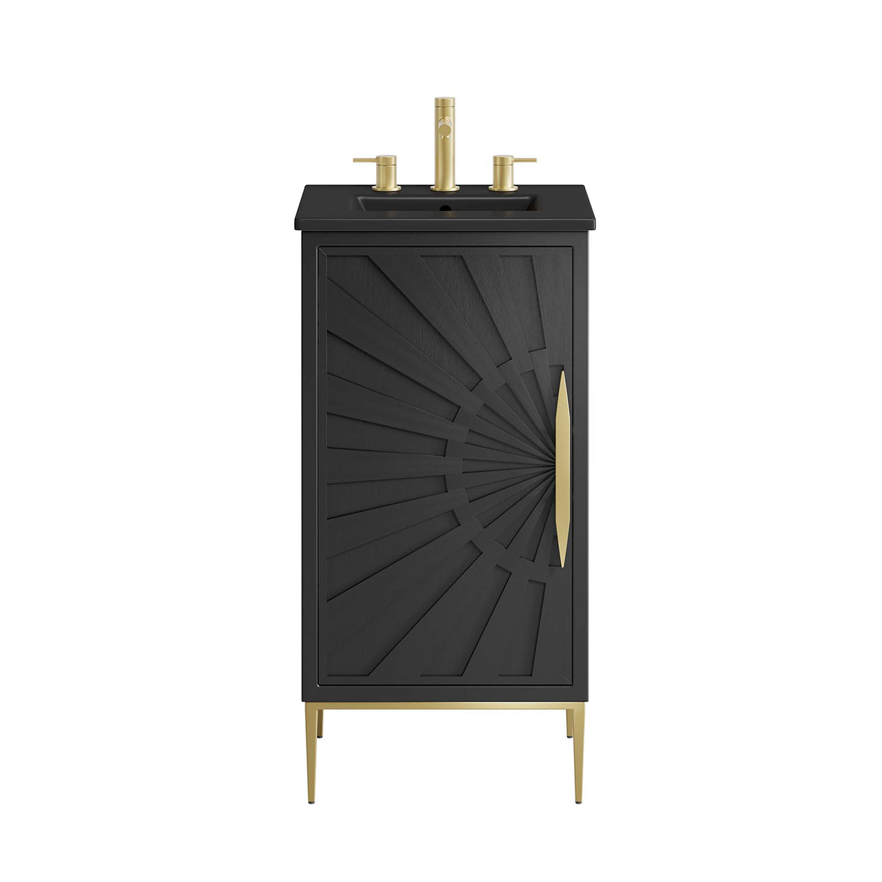 Solar Eclipse Vanity Unit, Extra Small, Black