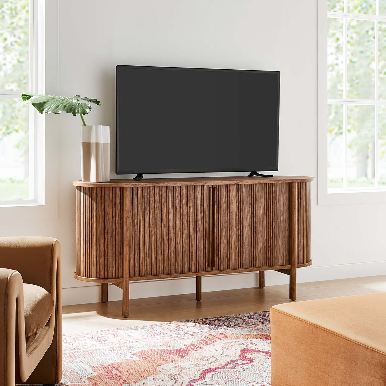Callan Fluted Sideboard, Walnut