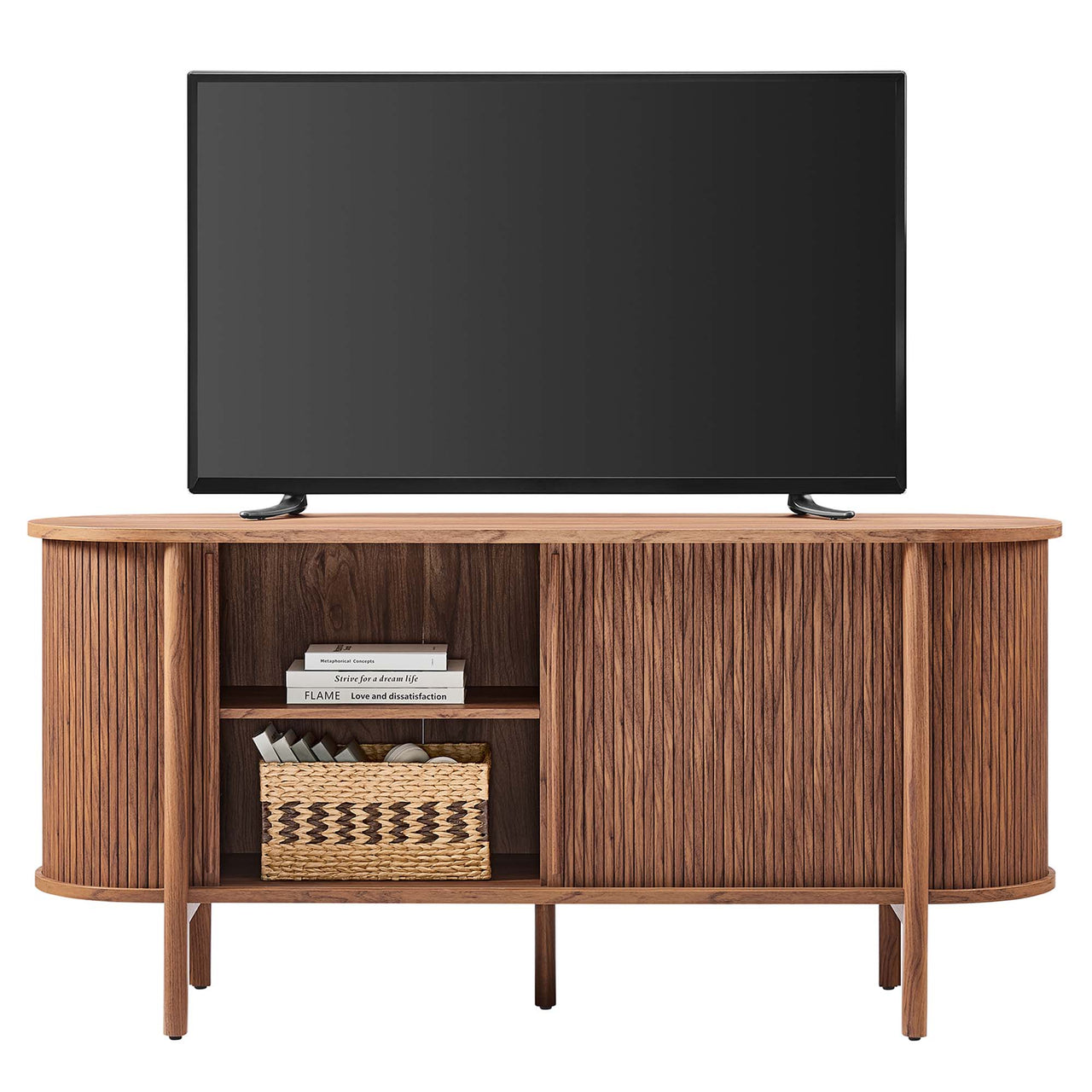 Callan Fluted Sideboard, Walnut
