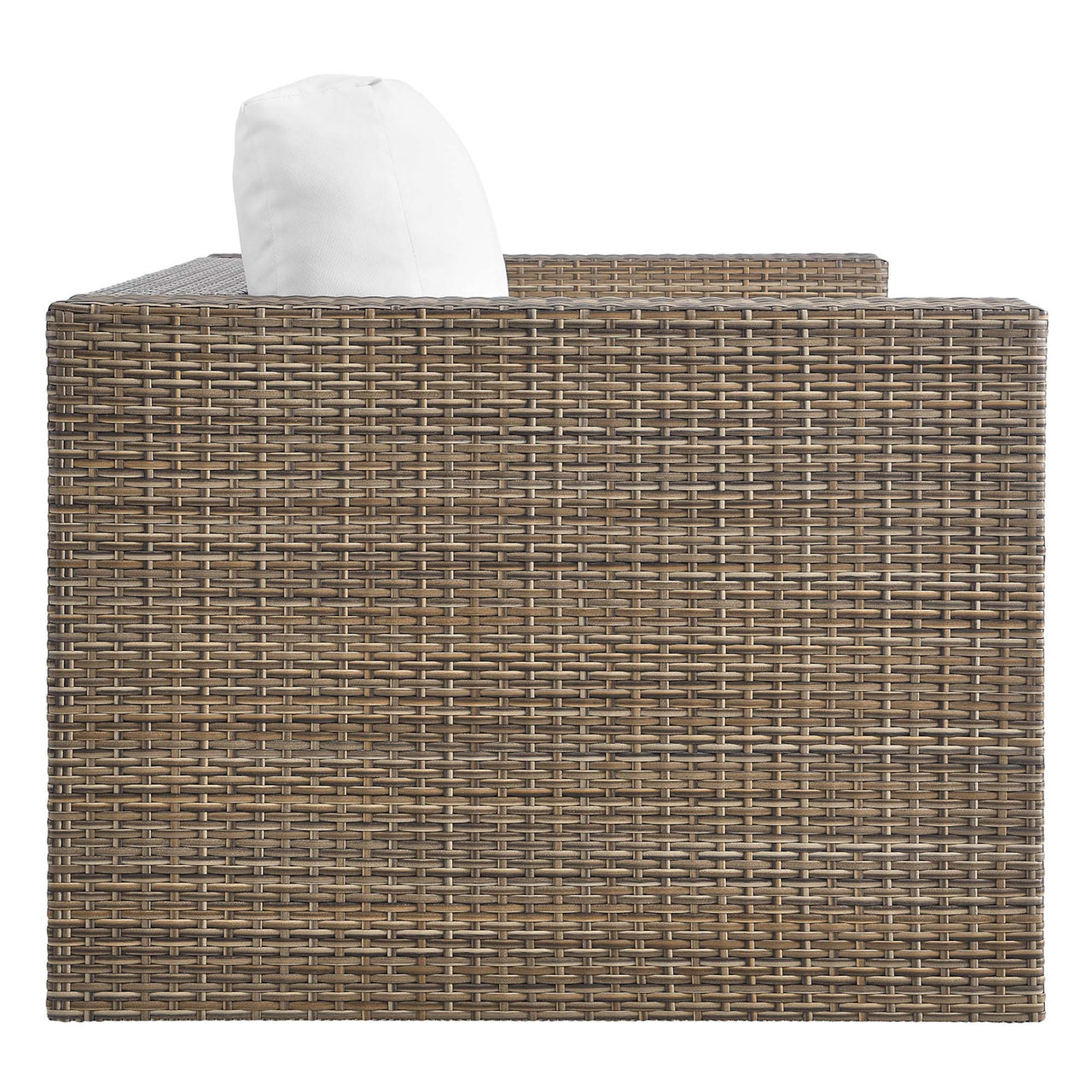 Conversation 4-Piece Alfresco Furniture Set, Cappuccino & White