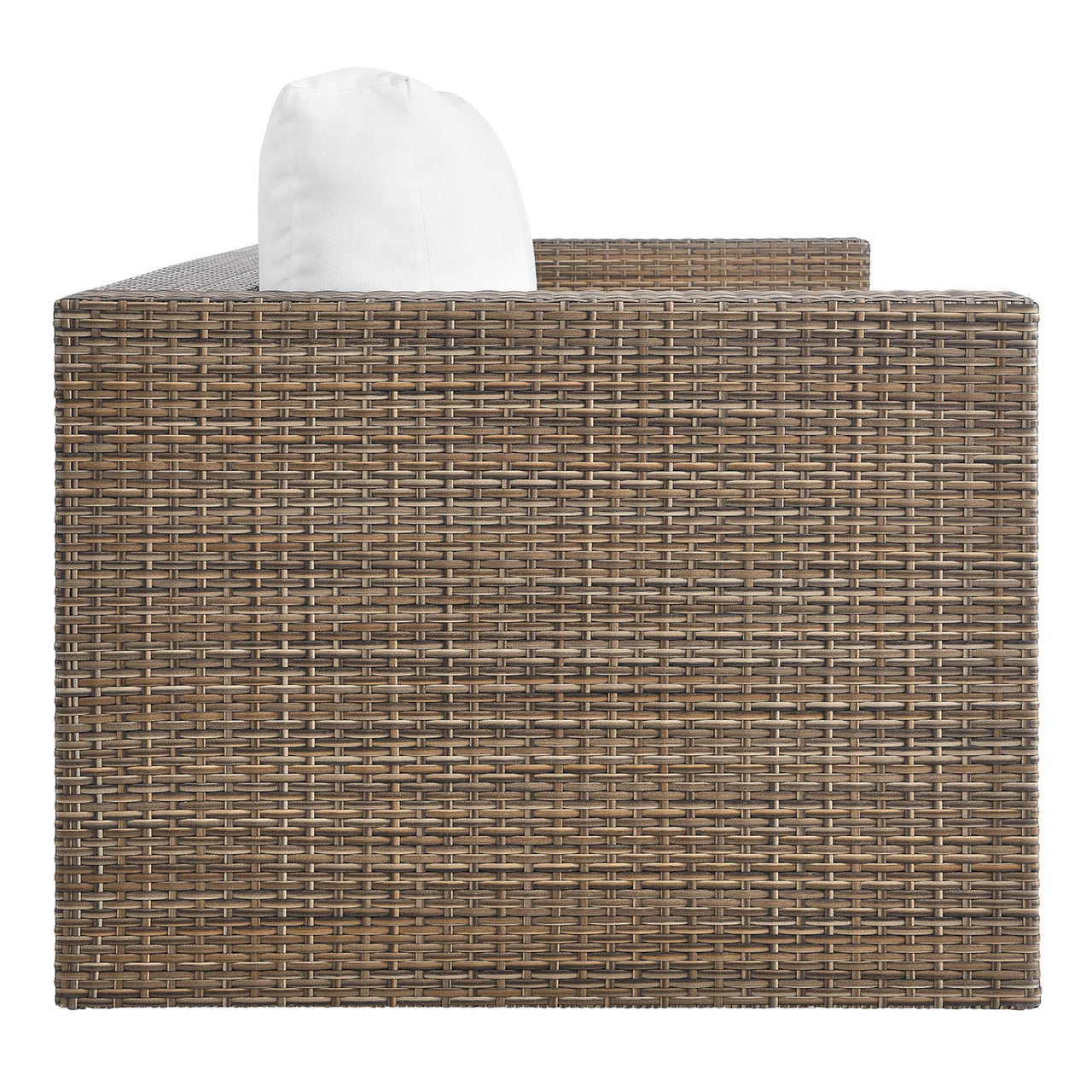 Conversation 5-Piece Alfresco Furniture Set, Cappuccino & White