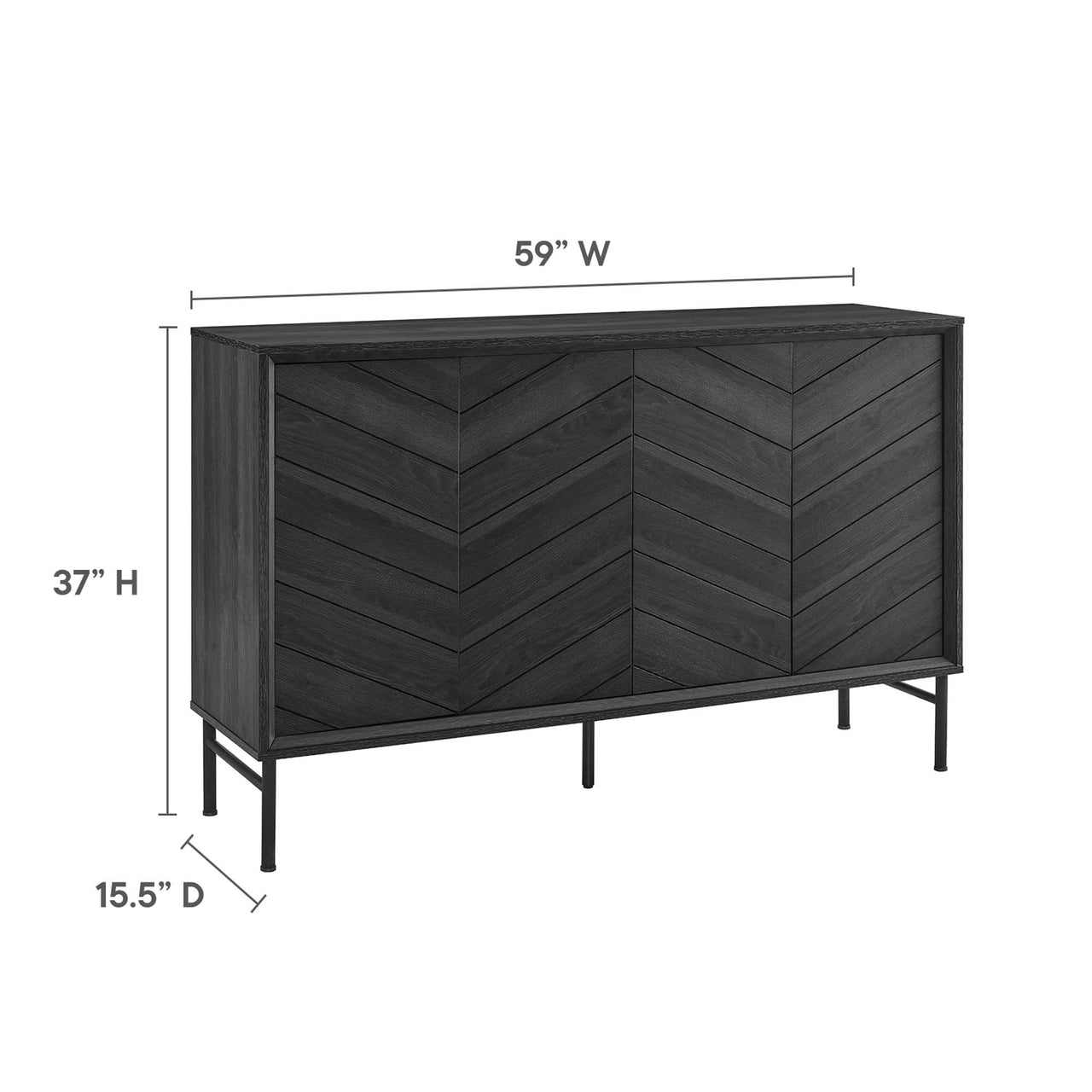 Veyandra Sideboard, Black