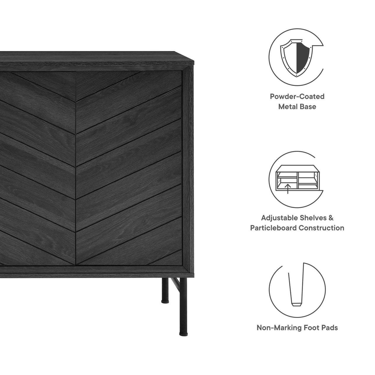 Veyandra Sideboard, Black