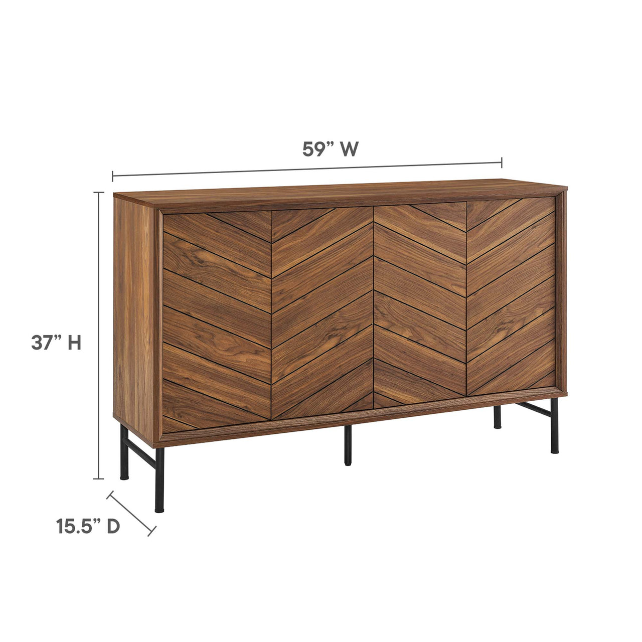 Veyandra Sideboard, Walnut