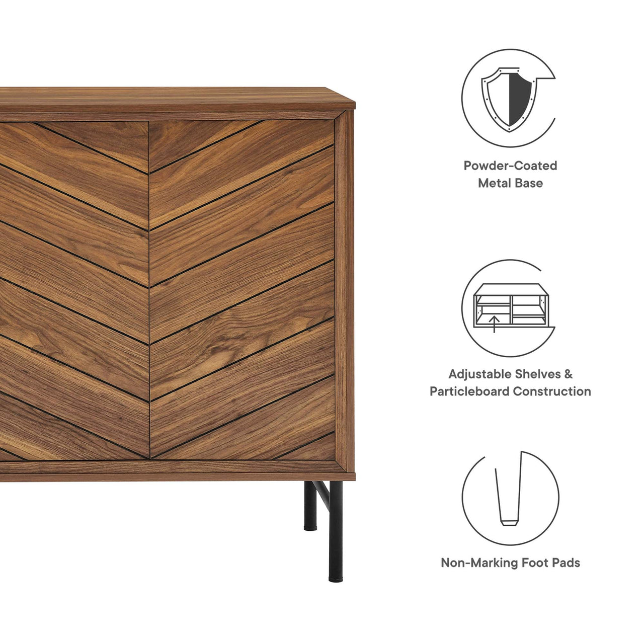 Veyandra Sideboard, Walnut