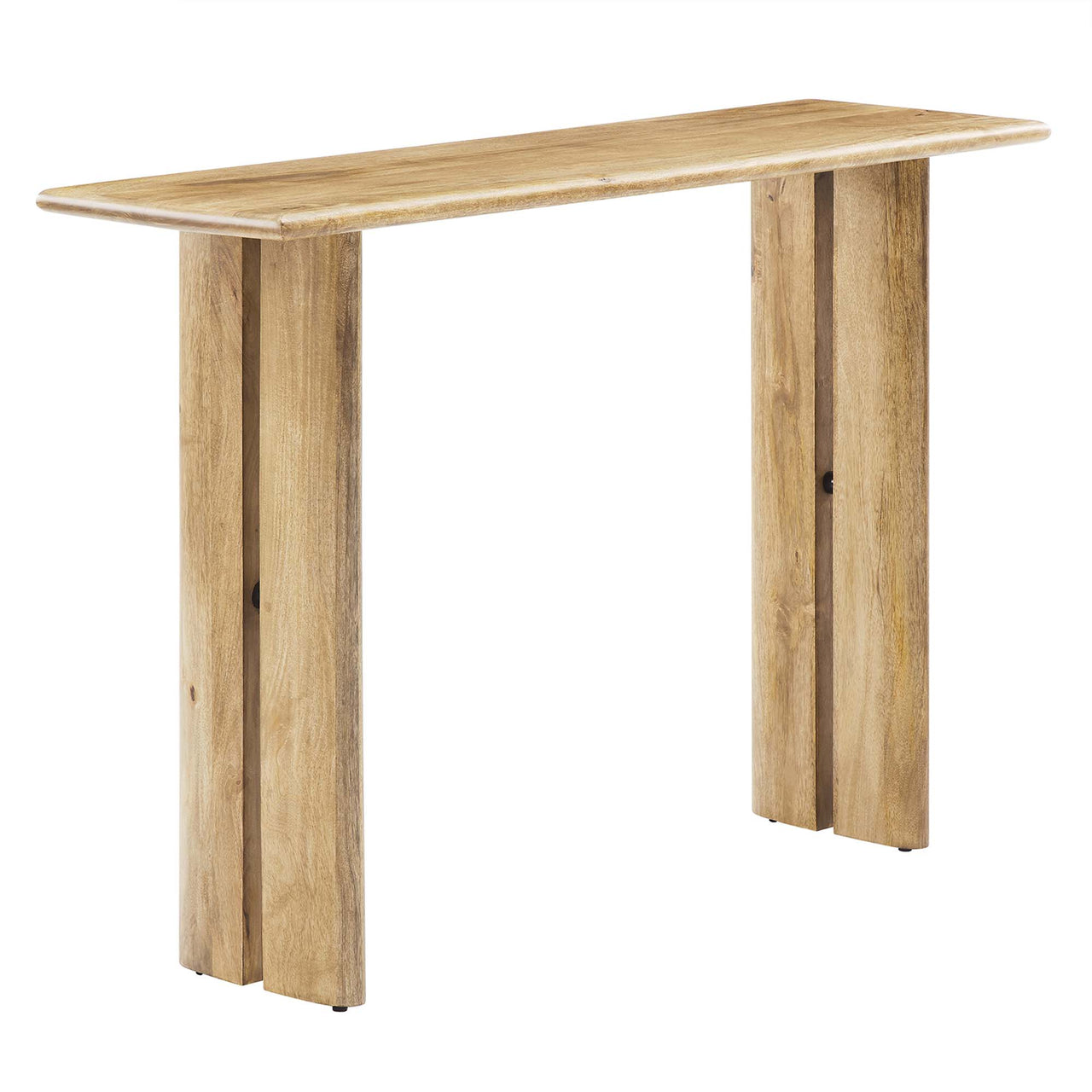 Ardella Mango Console Table, Oak