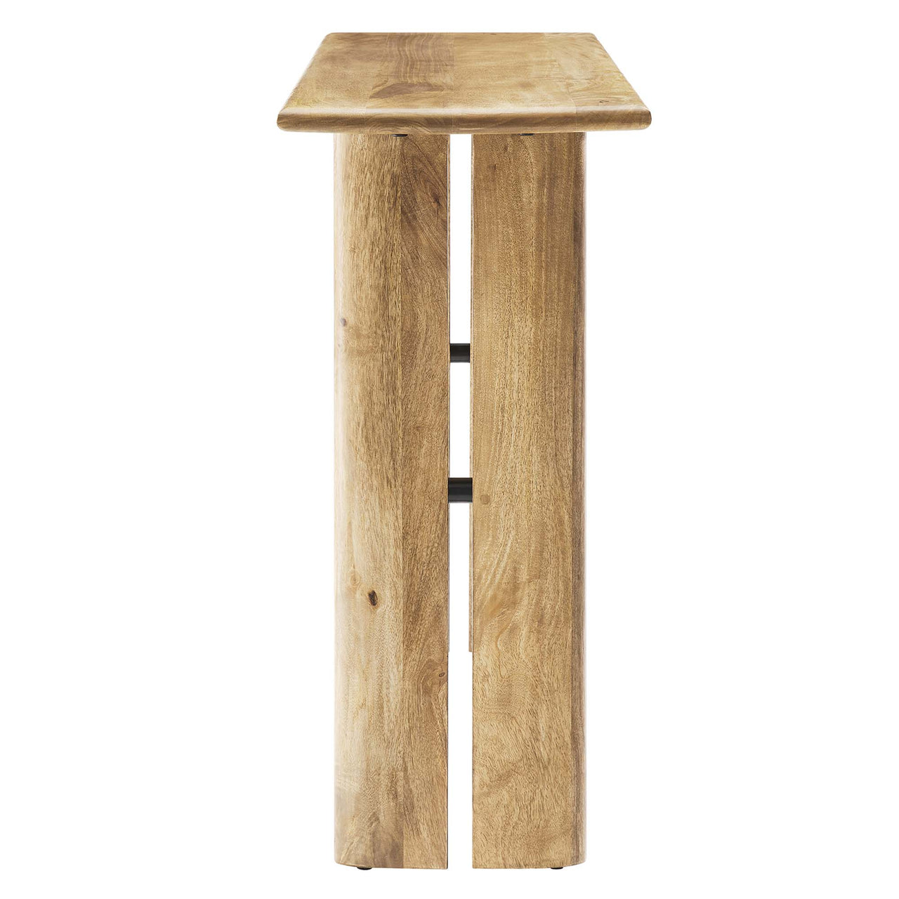 Ardella Mango Console Table, Oak