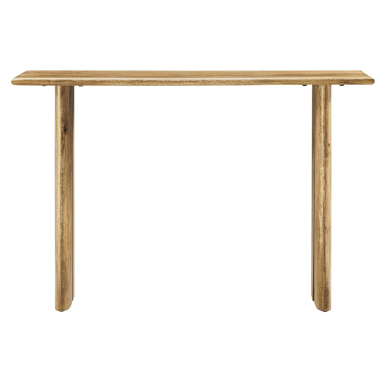 Ardella Mango Console Table, Oak