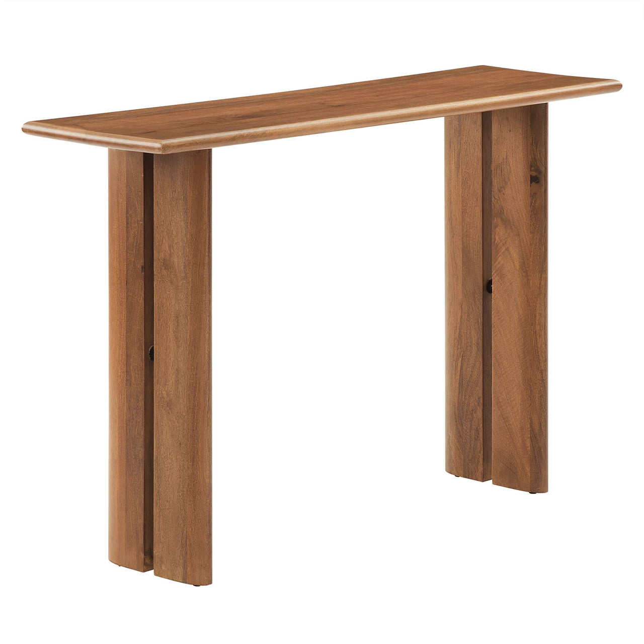 Ardella Mango Console Table, Walnut