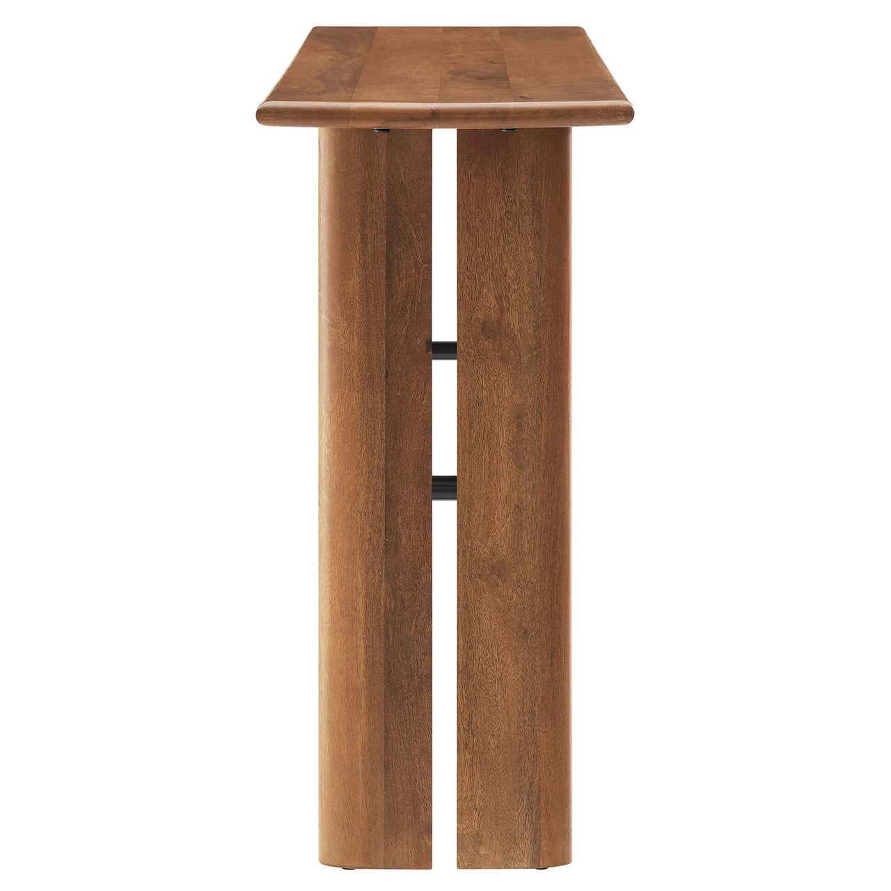 Ardella Mango Console Table, Walnut