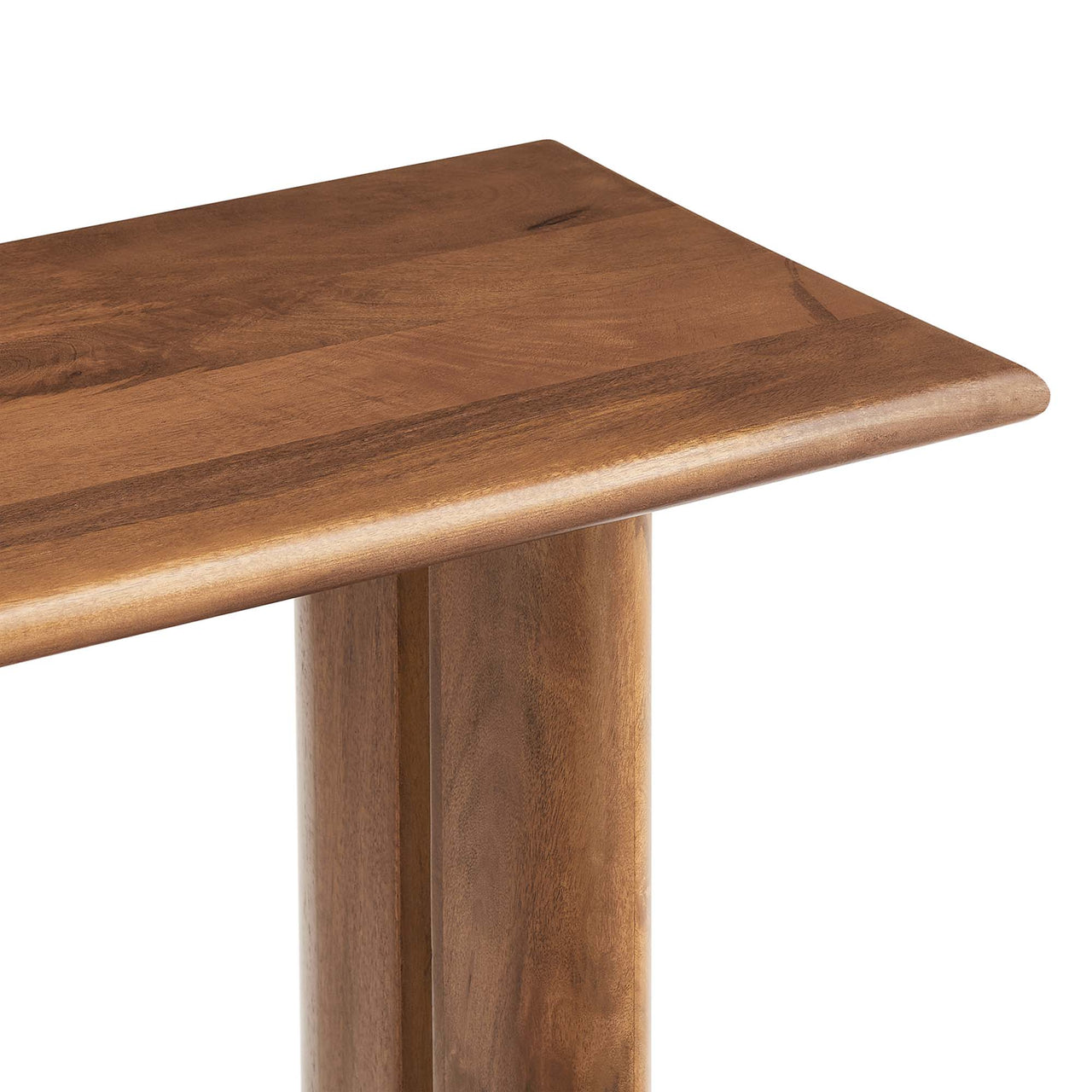 Ardella Mango Console Table, Walnut