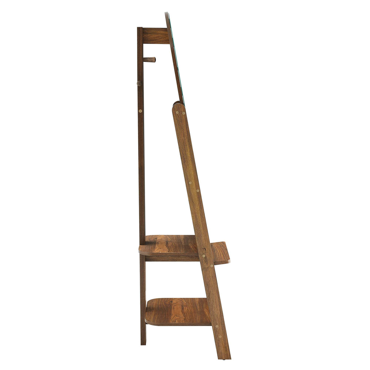 Selune Standing Mirror, Walnut