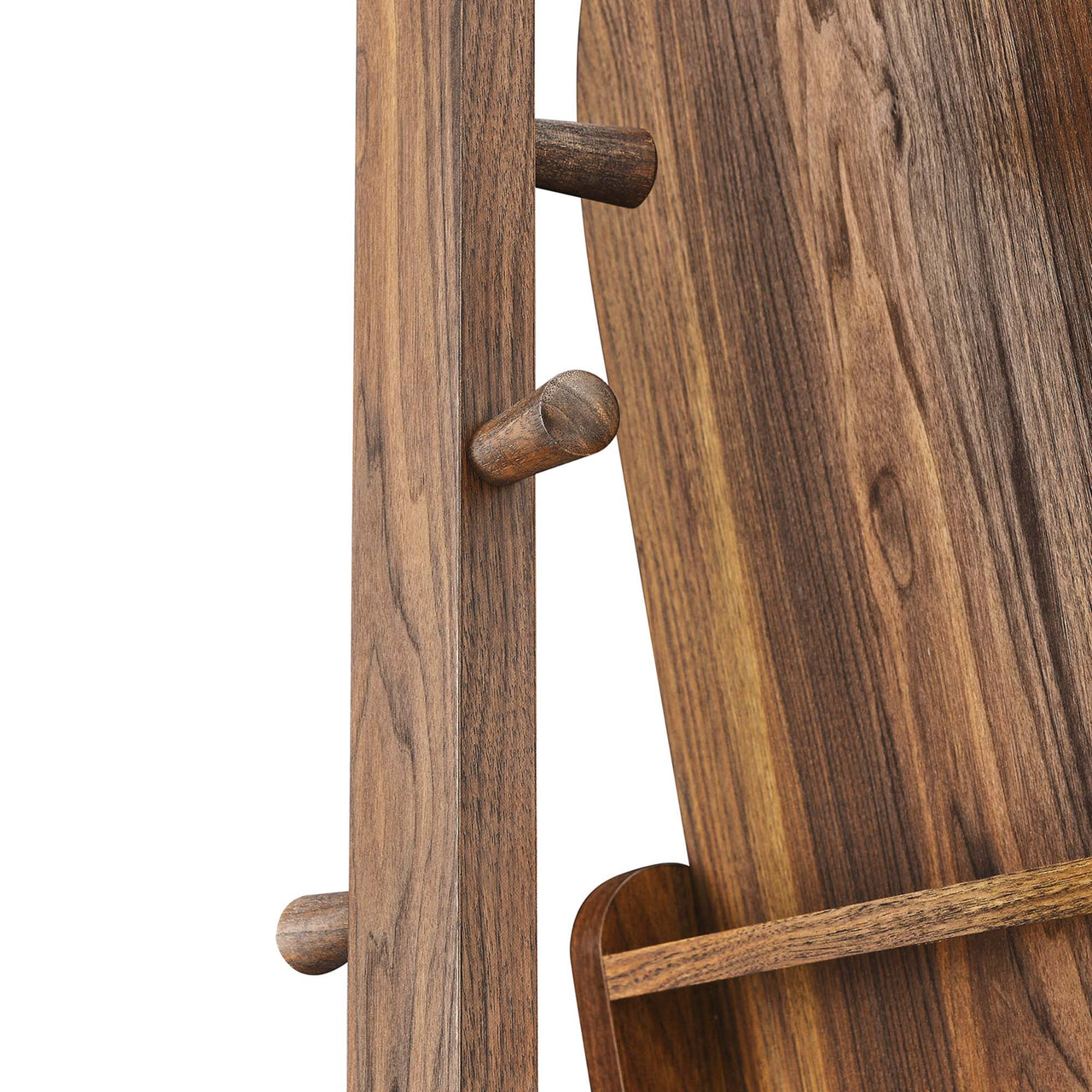 Selune Standing Mirror, Walnut