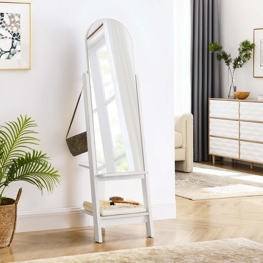 Ascend Standing Mirror, White