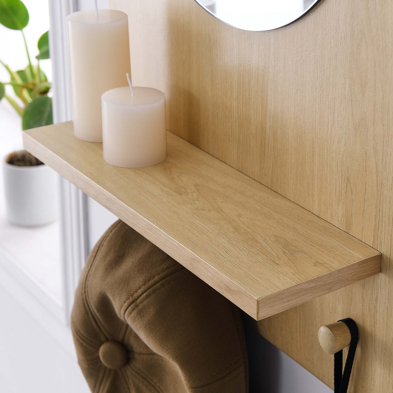 Audrelle Mirror, Oak