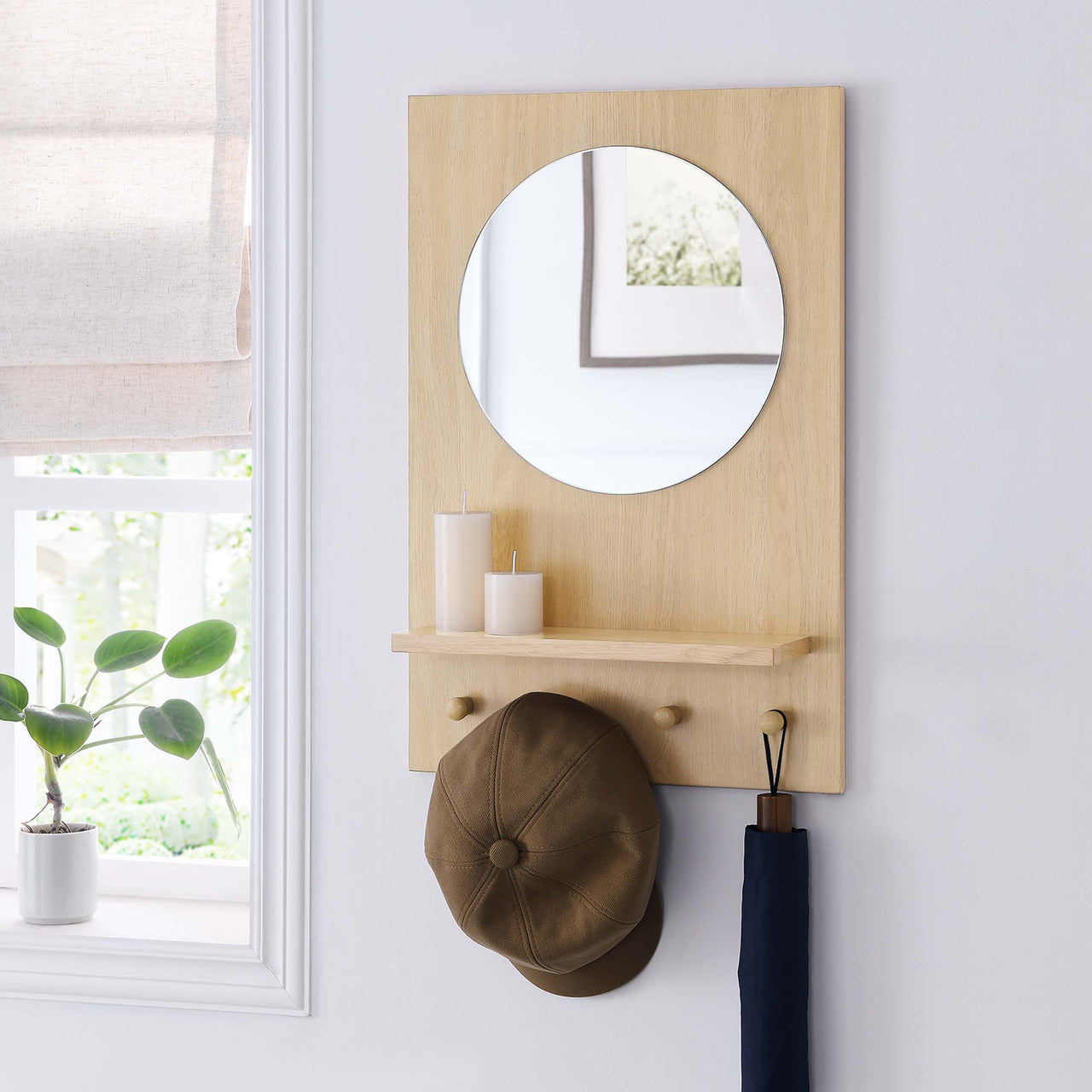 Audrelle Mirror, Oak