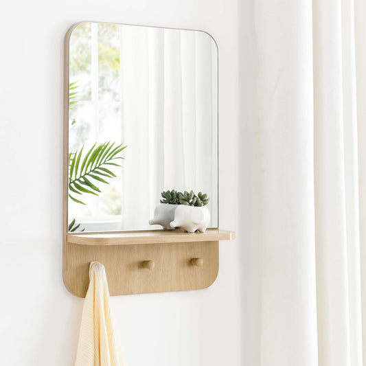 Arivelle Mirror, Oak