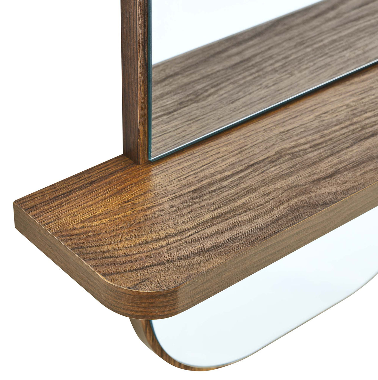 Lysmare Mirror, Walnut