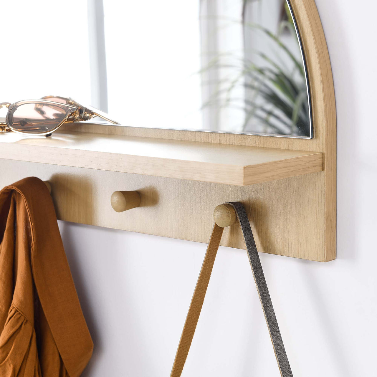 Mirevon Mirror, Oak