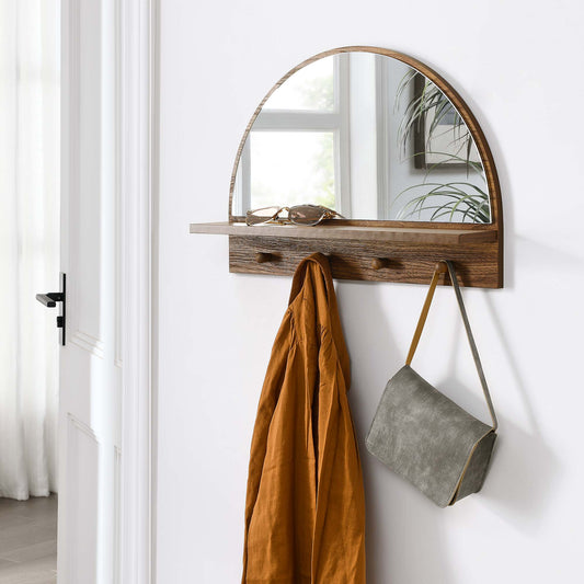 Mirevon Mirror, Walnut